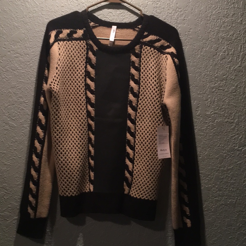 RVCA cardigan with pleather detailing - Picture 3 of 6
